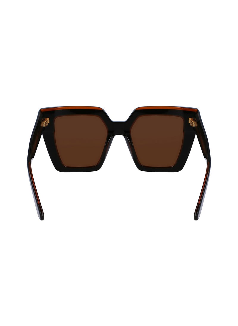 Women's Square Sunglasses - CK23502S-002-5219 - Lens Size: 52 Mm