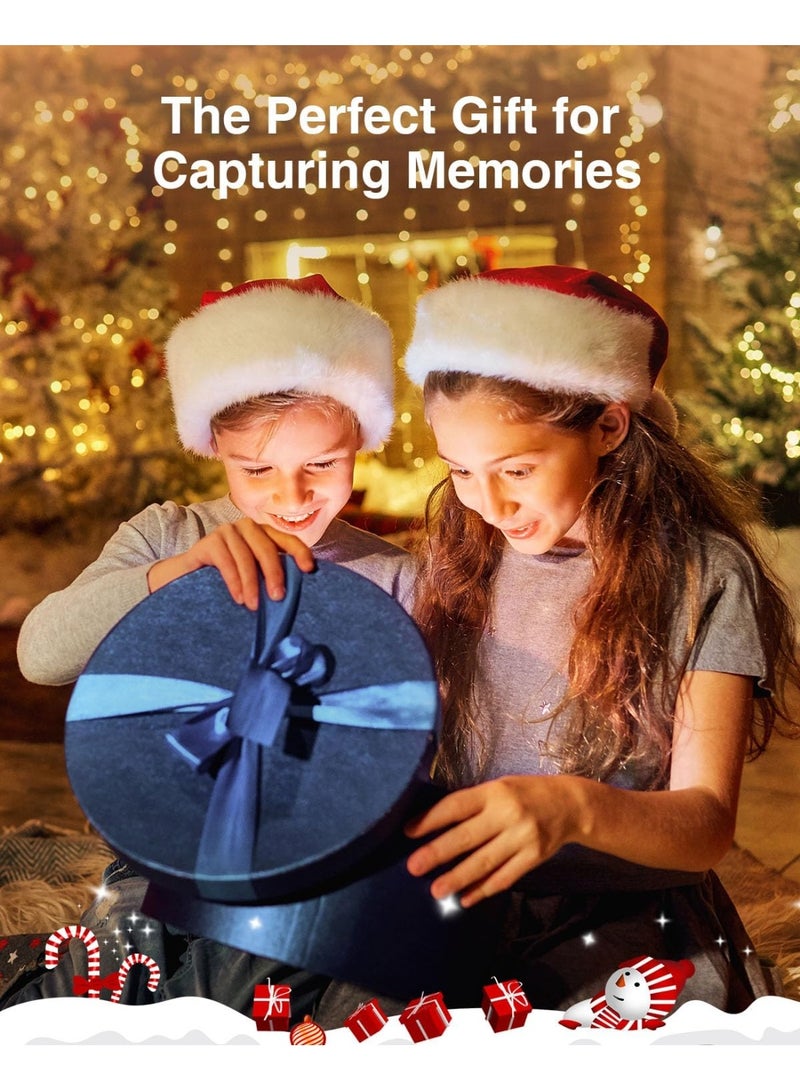 44MP Digital Camera with 32GB Card – Compact Kids Camera with 1080P HD Video, 16X Zoom, Anti-Shake, Fill Light  2.4 Screen – Beginner-Friendly Photography Gift - Image 4