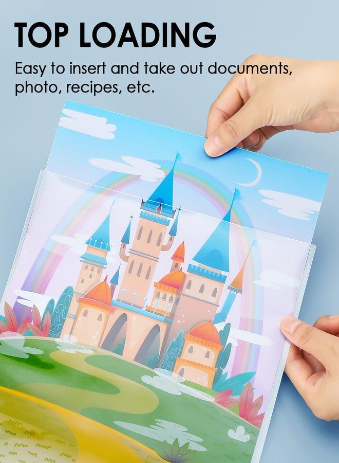 KTRIO No Holes Sheet Protectors 8.5 x 11 Inch Heavy Duty Clear Page Protectors, Plastic Paper Document Sleeves, Letter Size, Top Loading, Acid Free, 50 Pack - Image 3