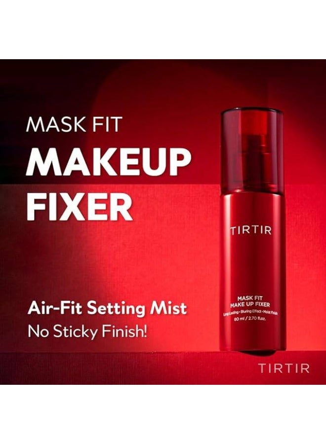 TIRTIR Mask Fit Make-Up Fixer, 24H Long Lasting Makeup Finishing Setting Spray, Lightweight And Non-Greasy, 80ml / 2.7 Fl Oz - Image 1