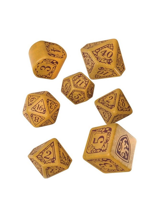 Q WORKSHOP Harry Potter Gryffindor Modern Dice Gold - Image 1