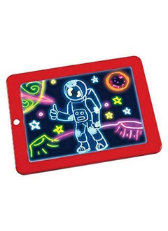 GTC GTC Kids Learning Drawing Magic Pad Light Up Drawing Pad Board Draw, Sketch, Create, Art, Write, Learning Tablet,Multicolor  - Image 2