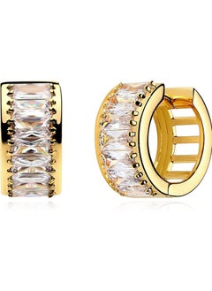 Women Huggie Earrings Gold Hoop 14K Gold Filled Small Simple Handmade Hypoallergenic Everyday Jewelry