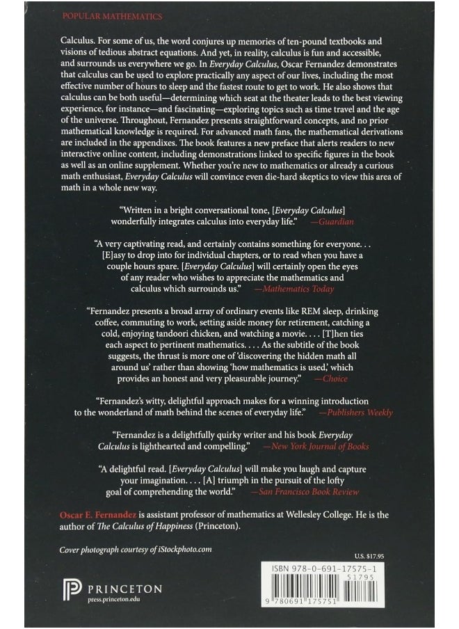 null - Princeton University Press Everyday Calculus: Discovering the Hidden Math All around Us - Image 1