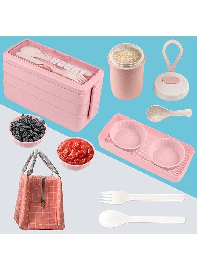 Hihonor Bento Lunch Box for Kids & Adults, Lunch Bento Box Container Leak-proof for Kids Adults Teens School (Blue)  - Image 2