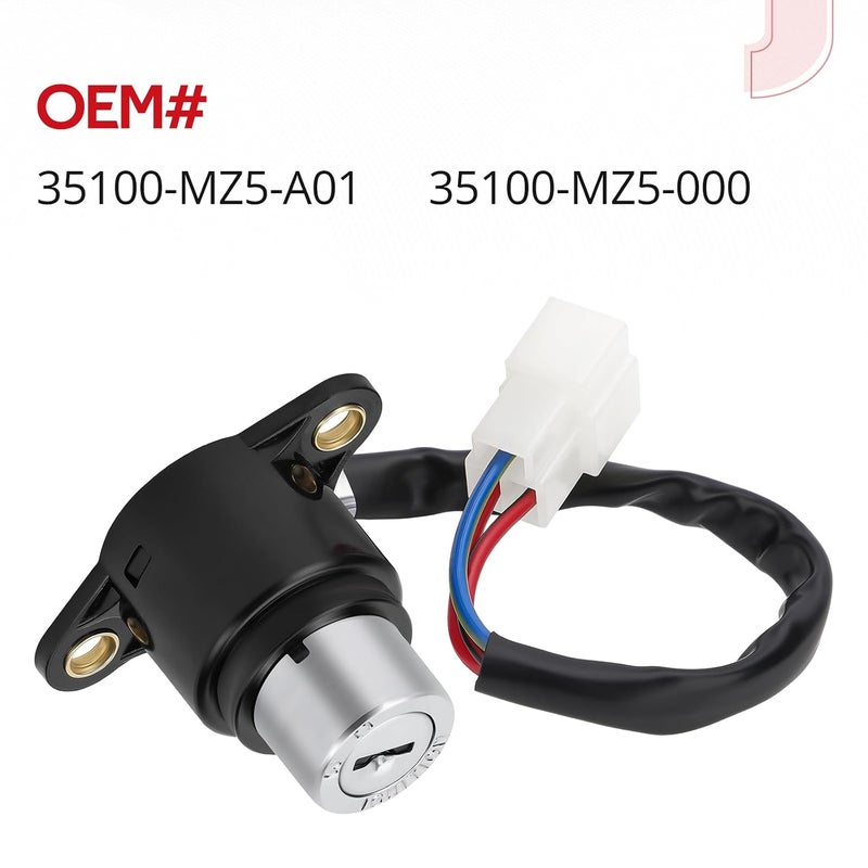 JAVIK مفتاح الإشعال مناسب لدراجة هوندا ماجنا 750 VF750C ديلوكس شادو ACE 1100 1994-2003، رقم OEM#5100-MZ5-A01 35100-MZ5-000 - Image 3