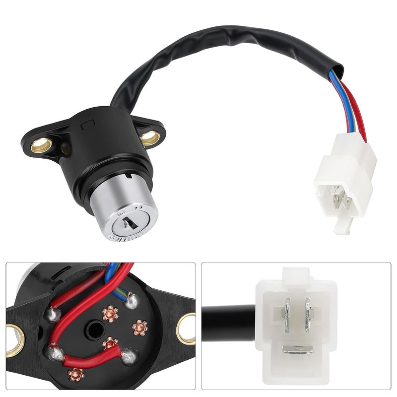 JAVIK مفتاح الإشعال مناسب لدراجة هوندا ماجنا 750 VF750C ديلوكس شادو ACE 1100 1994-2003، رقم OEM#5100-MZ5-A01 35100-MZ5-000 - Image 4