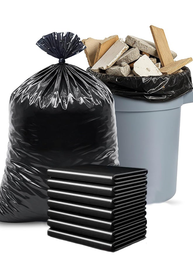 50 Gallon Trash Bags for Toter, (Value Pack 50 Count) 50 Gal Trash Bags Outdoor Garbage Can Liner for Contractors, Industrial, Home, Kitchen, Commercial, Yard, Lawn, Leaves 31.5" x 35.5" (Approx. 80 cm x 90 cm) - Image 1