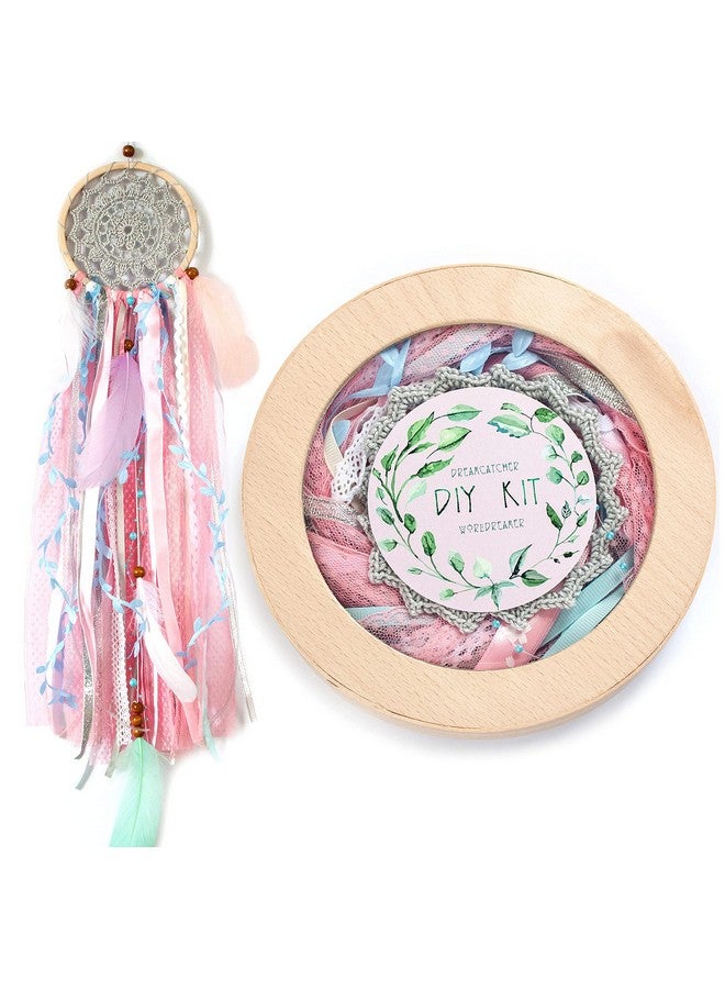 DIY Dreamcatcher Kit Boho Kids Craft Kit Doily Dream Catcher 4.8`/12 cm diameter Birthday Party Activity Crafting Set Stocking Stuffer Christmas Gift  - Image 3