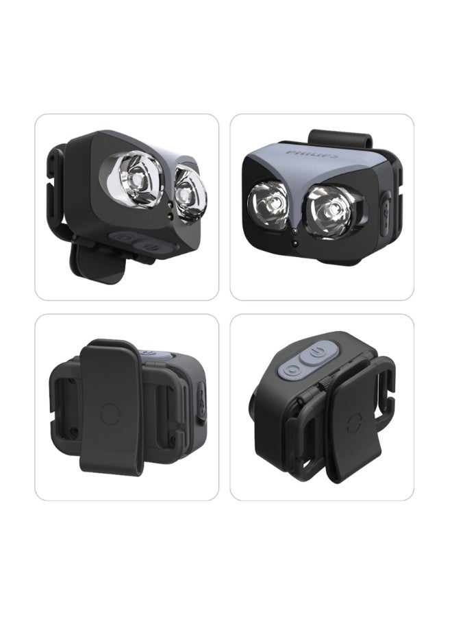 PHILIPS Rechargeable LED Headlamp | 450 Lumens Brightness | Smart Gesture Control Hands-Free | 5 Lighting Modes | 1000mAh Battery Long Runtime | Model SFL3342RH/56 | 2 Year Warranty Grey - Image 3