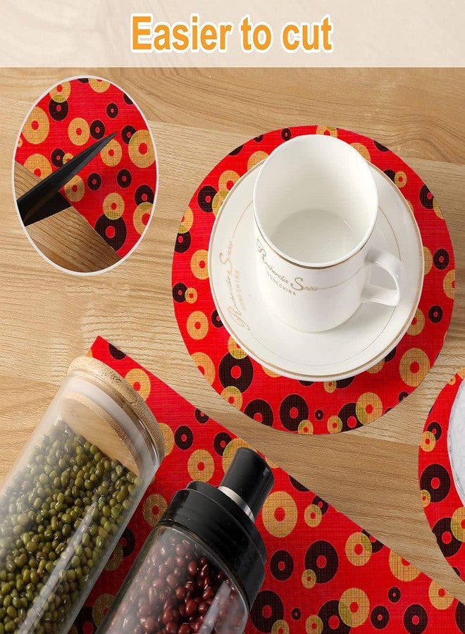 Vocal Store Anti-Slip Kitchen Cabinet Drawer Shelf Mat Liner Sheets Textured Multipurpose 10 Meter Roll, Red - CDOJ6-P23-10M - Image 4
