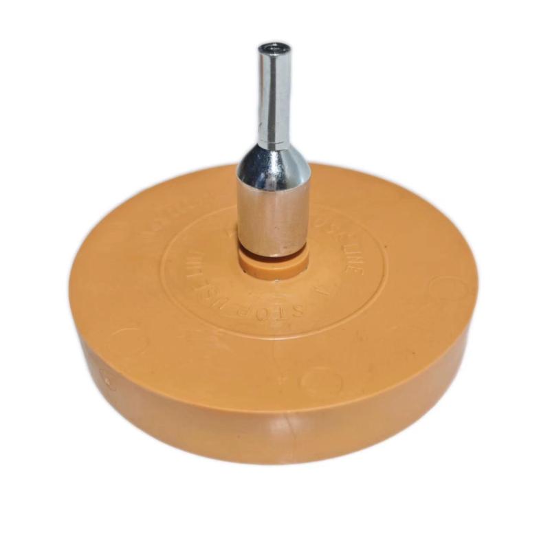 Adhesive Remover Wheel 3.5-Inch for Standard Power Drills - Elastic Rubber Design Lifts Adhesive Without Harming Paint - Rubber Eraser Wheel for Automotive Detailing Car Repair Shops - Image 3