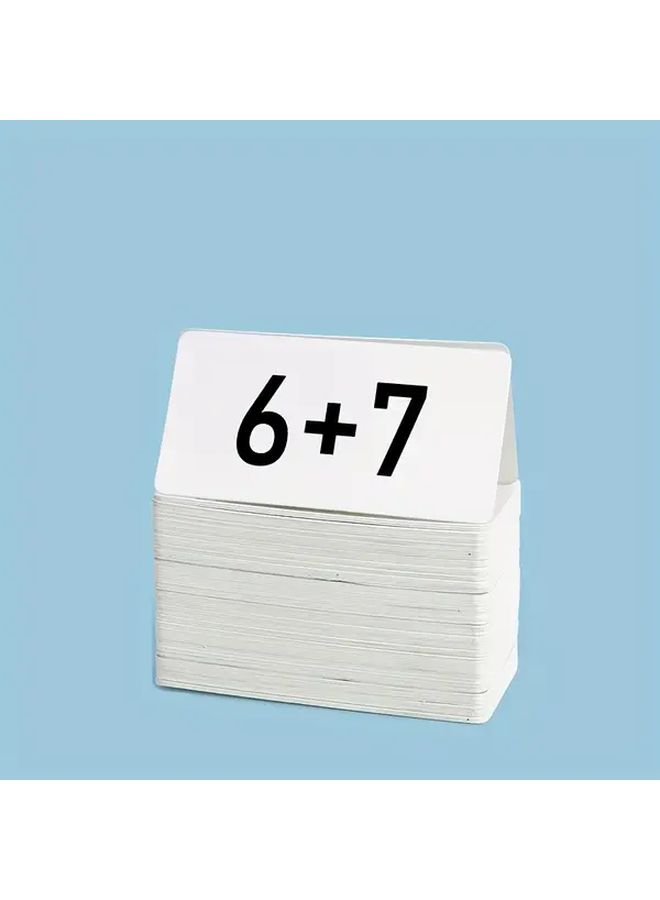 Complete Math Learning Set 270 Addition Subtraction Flashcards Durable Paper Cards - Image 5