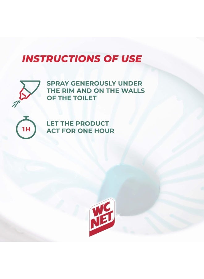 Wc Net Ocean Fresh Toilet Cleaning Intense Gel 750 ML - Image 3