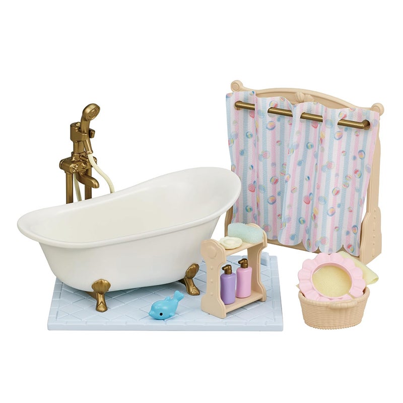 Sylvanian Families - 5739 Bath & Shower Set - Dollhouse Playsets - Image 2