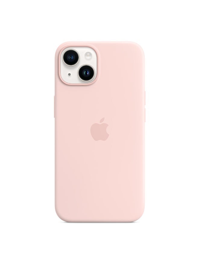 فريق ديلوكس غلاف سيليكون آيفون 14 مع MagSafe (Chalk Pink) - Image 1