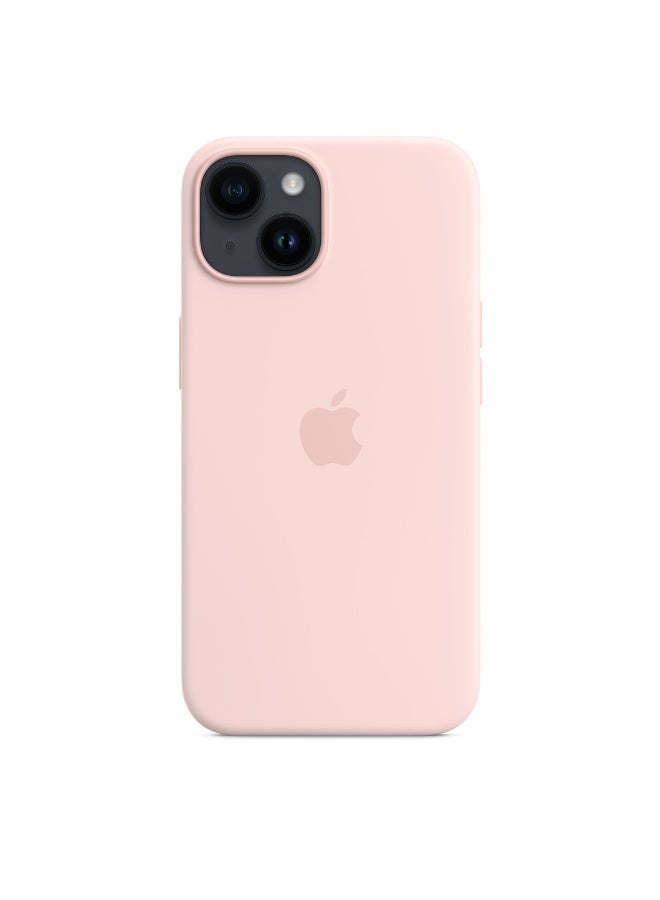 فريق ديلوكس غلاف سيليكون آيفون 14 مع MagSafe (Chalk Pink) - Image 5