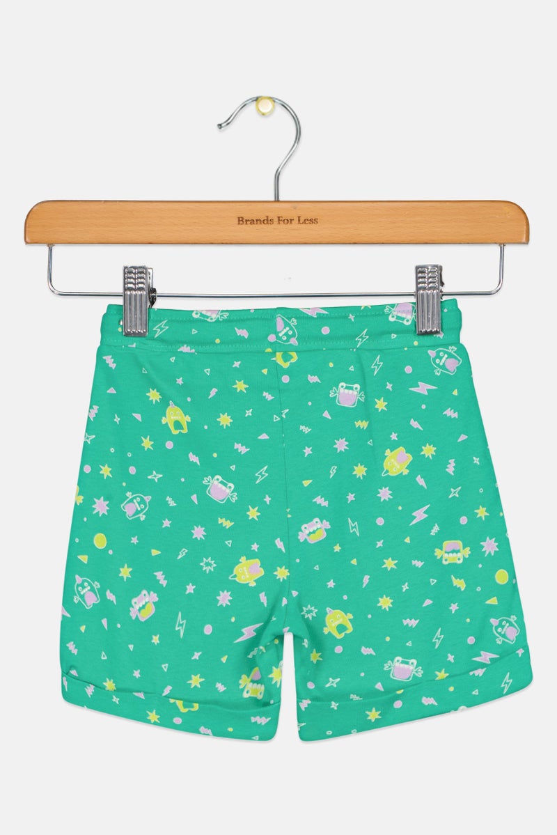 Hamleys Toddlers Boy Graphic Print Shorts, Multicolor - Image 2