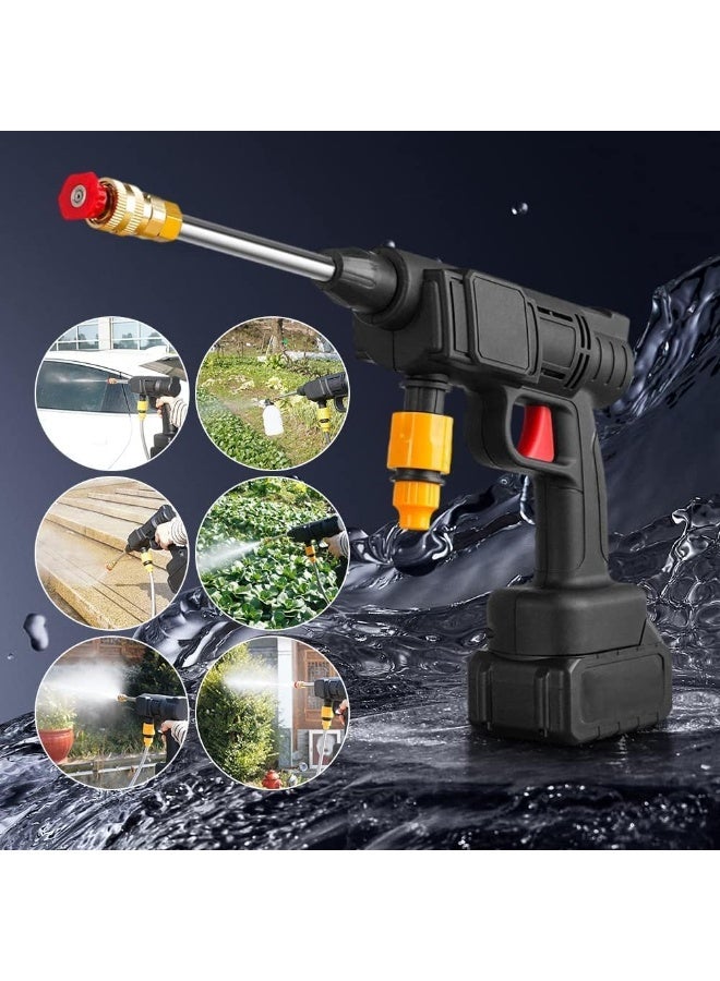 SUKILO 48V Cordless High-Pressure Water Sprayer – Rechargeable Car Washer with Accessories, 2 Spray Modes, Portable Power Washer for Car Washing, Floor & Outdoor Cleaning  - Image 3