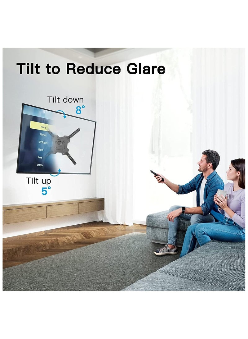 GUDOO TV Wall Mount, Full Motion TV Wall Bracket for Most 32-60 Inch TV/Flat Screen/LED/LCD/Monitors, Swivel Tilt TV Stand With Articulating Arms, Rotating, Max VESA 400x400mm - Image 3