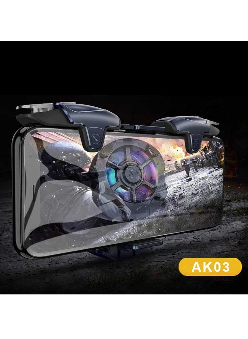 JAJEEK AK03 PUBG Mobile Controller | 25 Shots per Second, Mobile Gaming Controllers for PUBG, Fortnite, COD | Gaming Grip & Joysticks for Android & iOS Phones | Enhanced Precision & Speed  - Image 4
