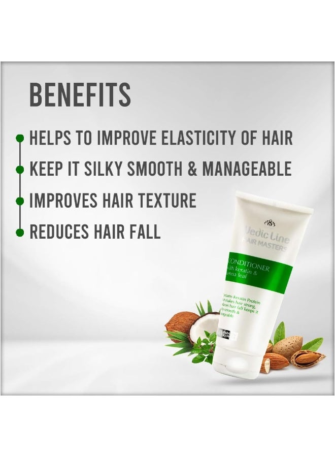 فيديك لاين بلسم فيديك لاين بالكيراتين وأوراق الحناء، 200 مل - Image 5