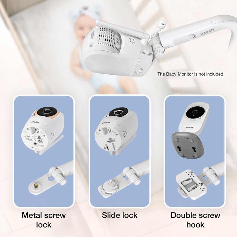 VTech Baby Monitor Floor Stand Compatible with Most VTech Baby Monitor, Baby Camera Stand Mount, Safety for Nursery - Image 1