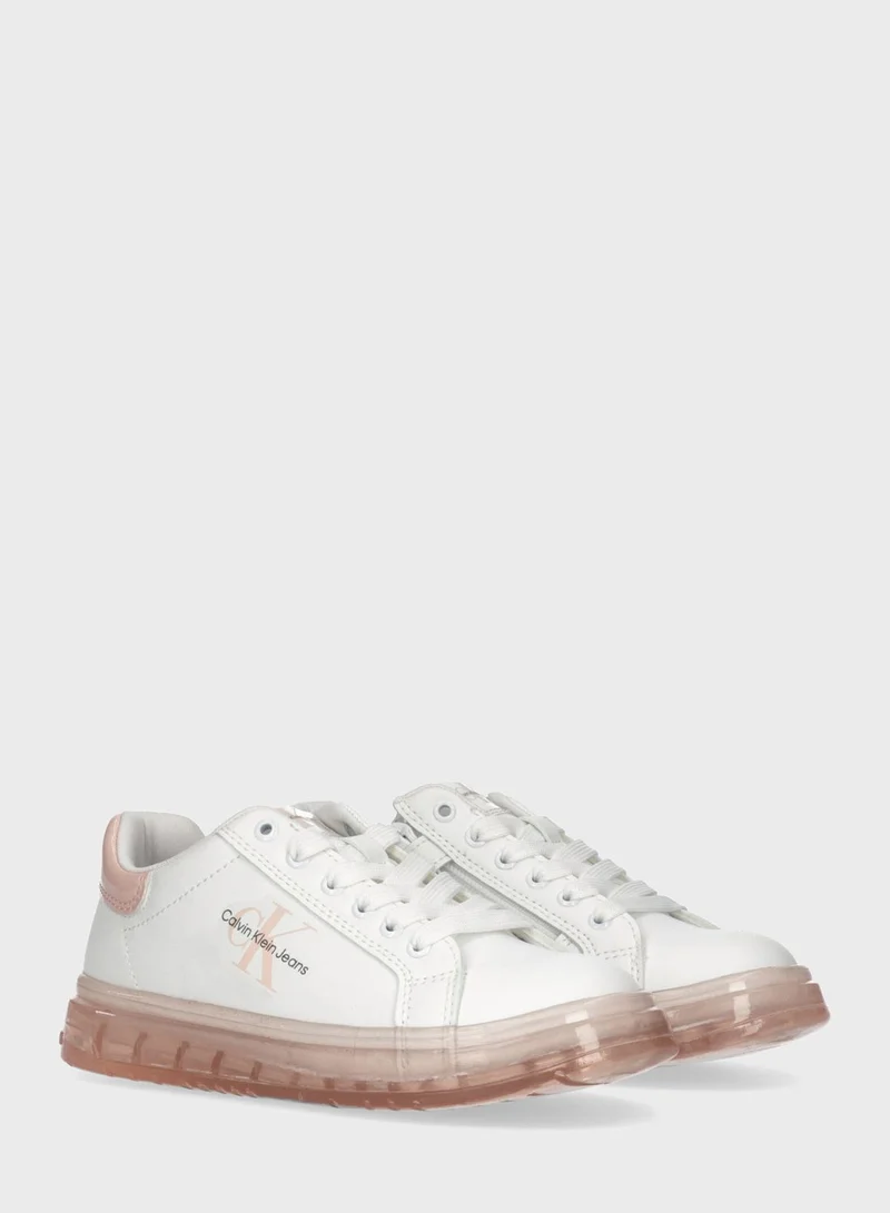Calvin Klein Jeans Kids Lace Up Sneakers