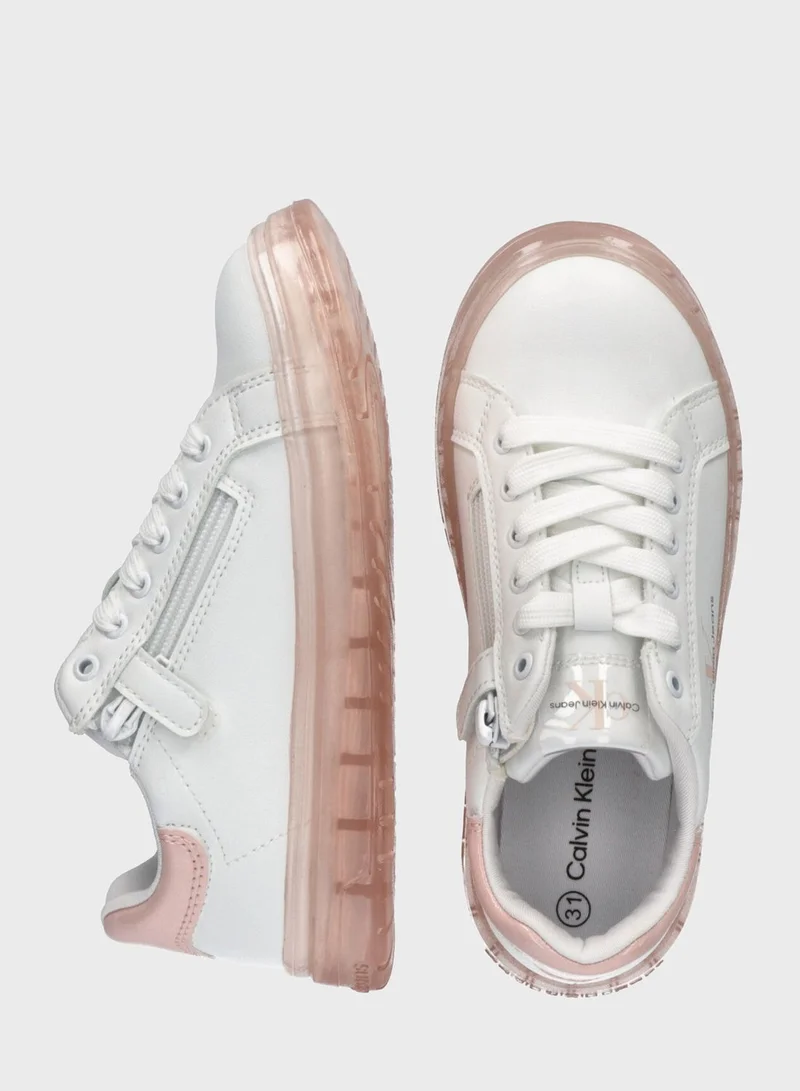 Calvin Klein Jeans Kids Lace Up Sneakers
