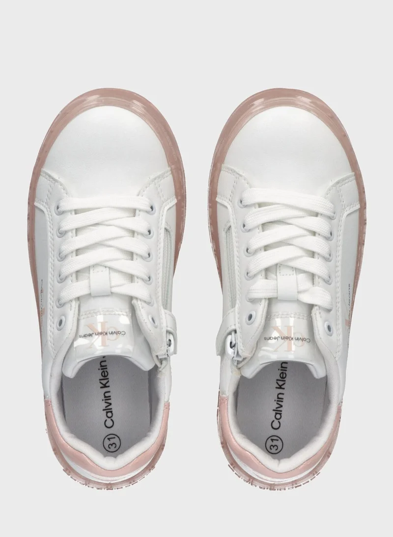Calvin Klein Jeans Kids Lace Up Sneakers