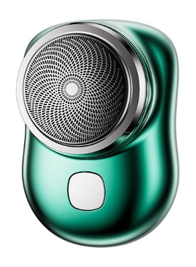 ELTRAZONE Electric Razor for Men, Newest Mini-Shave Portable Electric Shaver, Pocket Size Portable Shaver Wet and Dry Mens Razor USB Rechargeable Shaver Charging (Electric Razor for Men, GREEN) - Image 1