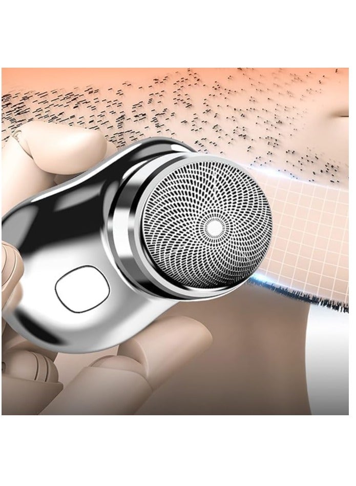 ELTRAZONE Electric Razor for Men, Newest Mini-Shave Portable Electric Shaver, Pocket Size Portable Shaver Wet and Dry Mens Razor USB Rechargeable Shaver Charging (Electric Razor for Men, GREEN) - Image 5