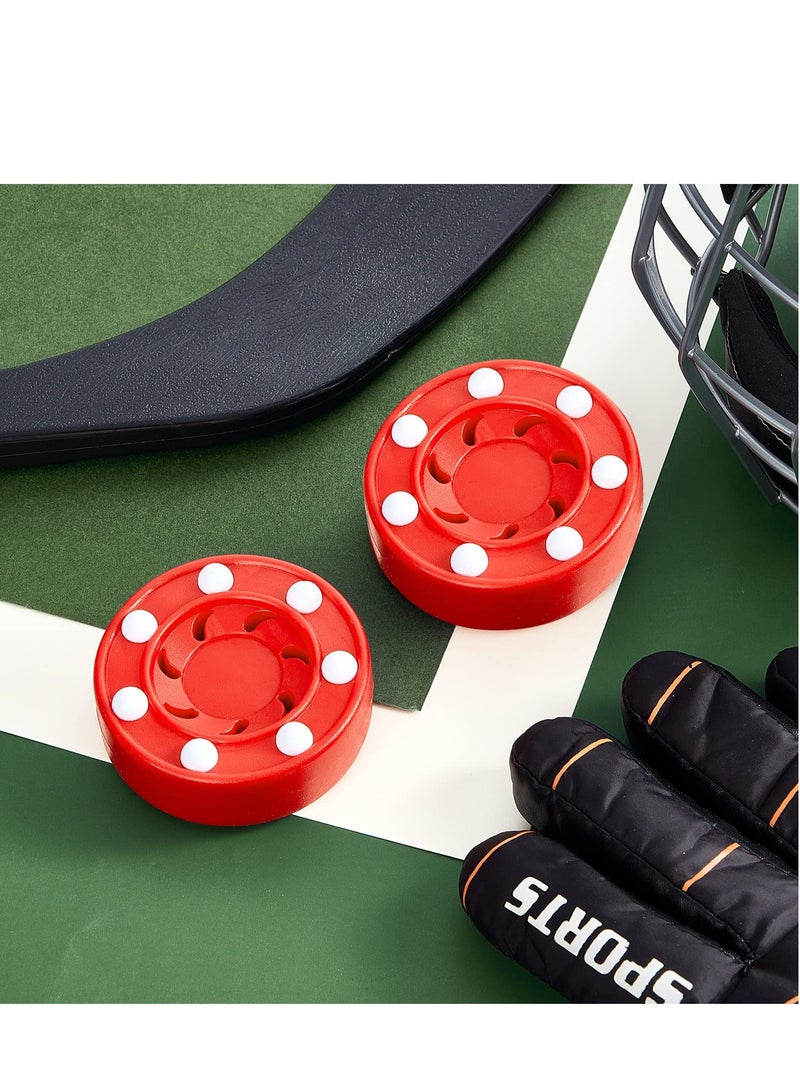 SYOSI Roller Hockey Puck Street Hockey Puck Official Game Puck Multifunctional Hockey Balls Novelty Indoor Hockey Set for Indoor and Outdoor Sport Dry Land Hockey Balls for Practicing Training Activities - Image 3