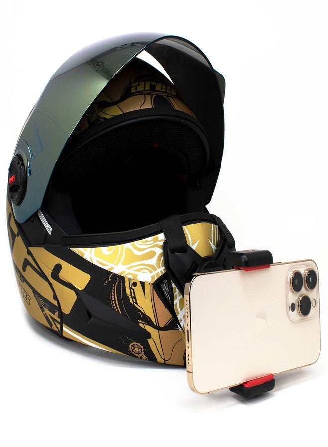 Action Pro Made in India Helmet Chin Mount Strap Compatible with GoPro-13/12/11/10/9/8/7/6/5/4/SJCAM/DJI Insta-360 and All Action Cameras - Image 1