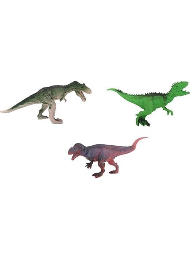 مجموعة مجسمات ديناصورات الغابة التعليمية للأطفال - 12 قطعة متنوعة - ألوان واقعية وخامات بلاستيكية آمنة - لعالم من المغامرة والاستكشاف - Image 2