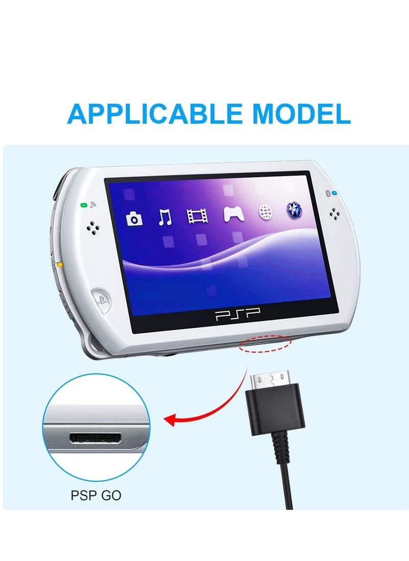 Generic - 2 in 1 USB 2.0 Data Sync Transfer and Power Charger Cable Cord Compatible Sony PSP Go Charger Cable/Data and Charging Cable Fit for PSP Go (3.3FT/100CM) - Image 1