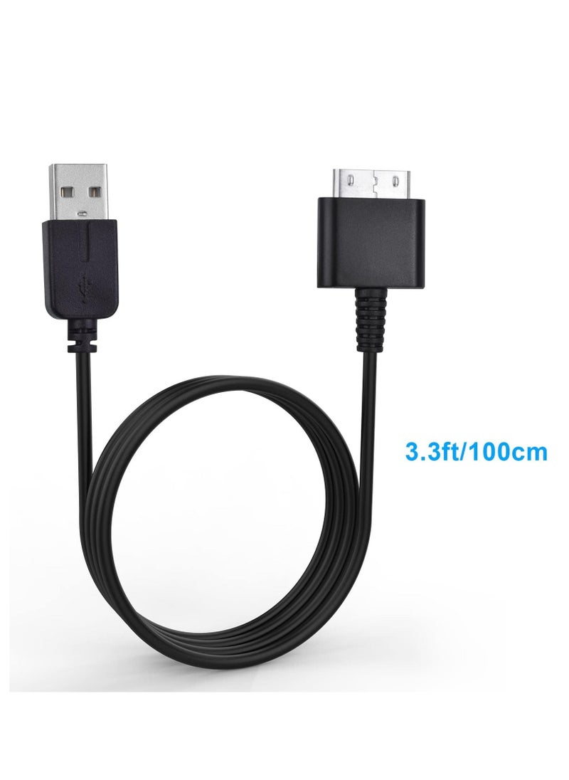 Generic - 2 in 1 USB 2.0 Data Sync Transfer and Power Charger Cable Cord Compatible Sony PSP Go Charger Cable/Data and Charging Cable Fit for PSP Go (3.3FT/100CM) - Image 1