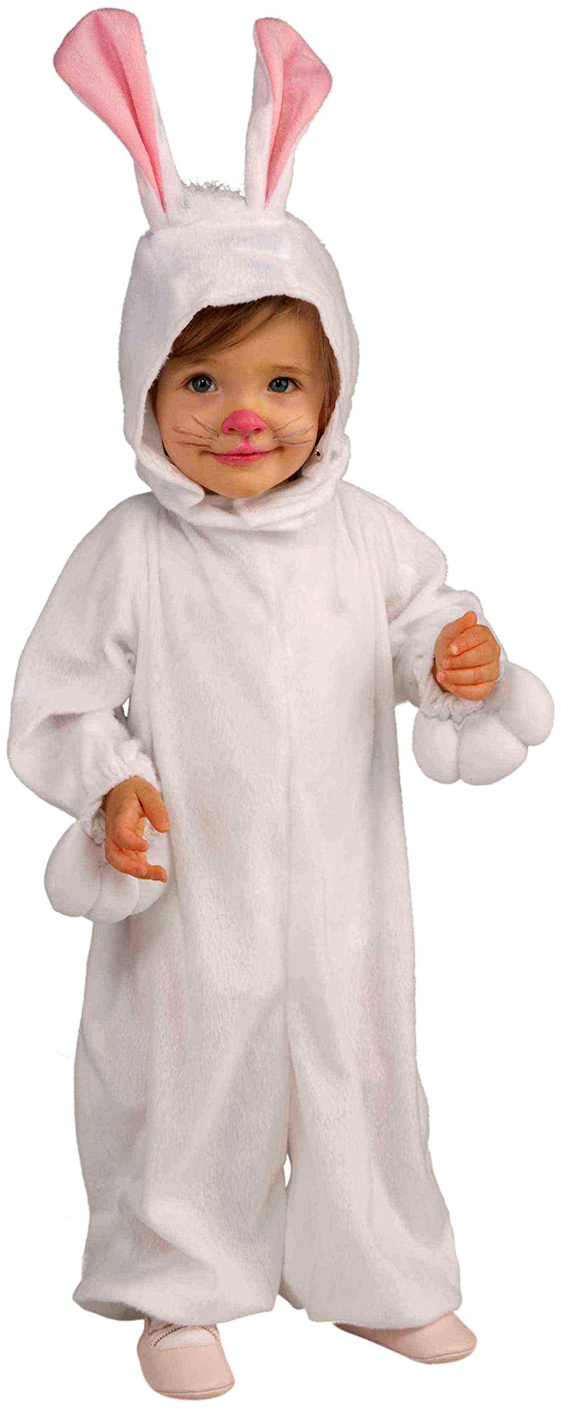Forum Novelties Kids Fleece Bunny Rabbit Costume, Small, One Color - Image 2