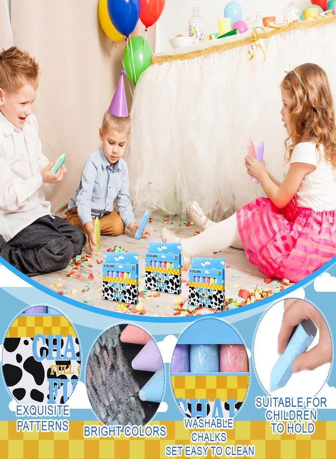 Tinlade 12 Packs Cartoon Story Party Favors Sidewalk Chalk Set Washable Chalks Bulk for Kids Outdoor Activities Toys Goodie Bags Stuffers Party Games, Classroom Rewards Carnival Prizes - Image 3