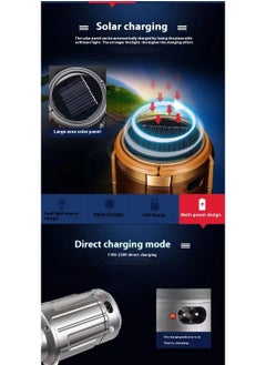 General Multifunctional Outdoor Electric Fan Light, LED Solar Camping Light, Portable Hanging Tent Lanterns, Outdoor Tools  - Image 3