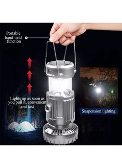 General Multifunctional Outdoor Electric Fan Light, LED Solar Camping Light, Portable Hanging Tent Lanterns, Outdoor Tools  - Image 4
