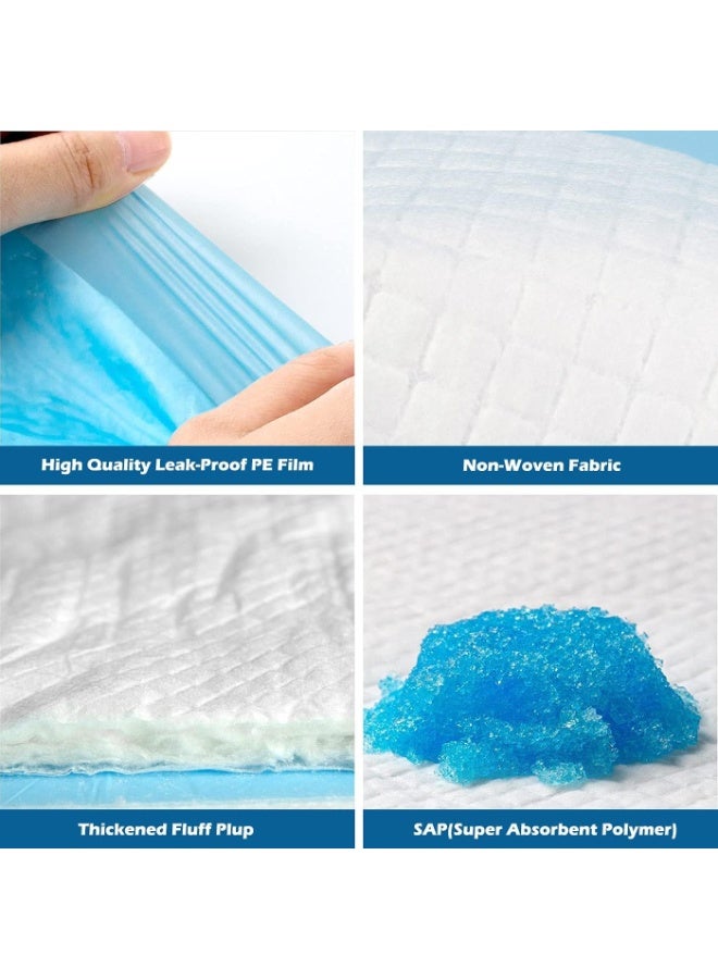 إيروريكس وسادات تدريب الكلاب فائقة الامتصاص، وسادات مانعة للتسرب للجراء والحيوانات الأليفة، سريعة الجفاف، تحكم في الروائح، حماية للأرضيات - Image 4