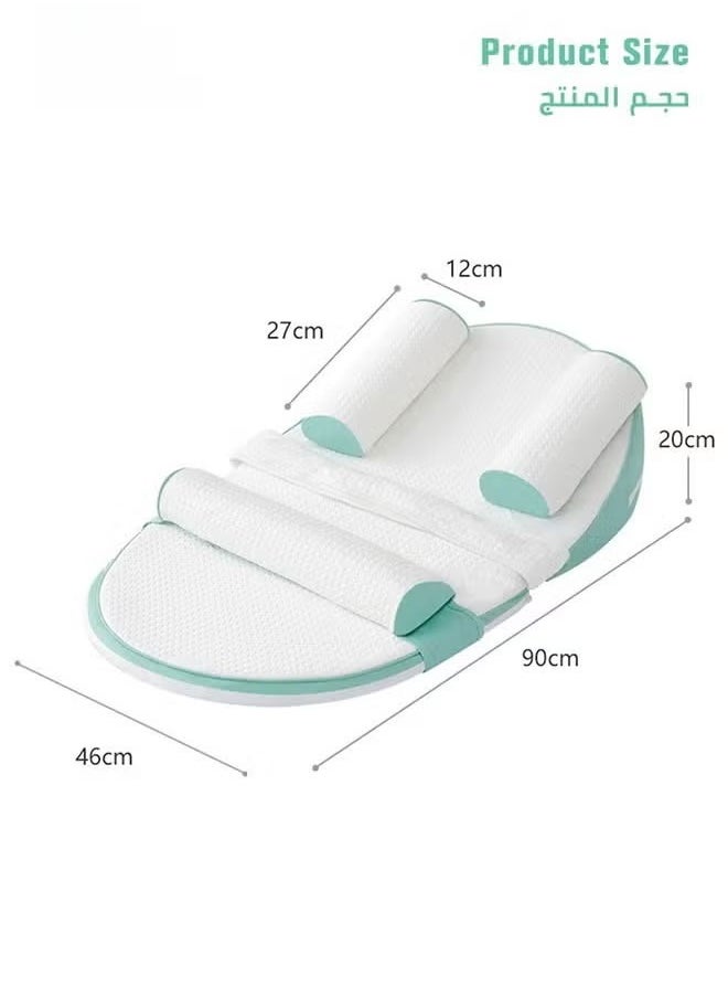 Vinnatsu Baby Nursing Pillow Infant Anti-Spit Milk Slope Mat Multi-Functional Plus Size Infant Feeding Support Memory Cotton Newborn Breastfeeding Pillow 0-30° Height Adjustable  - Image 2