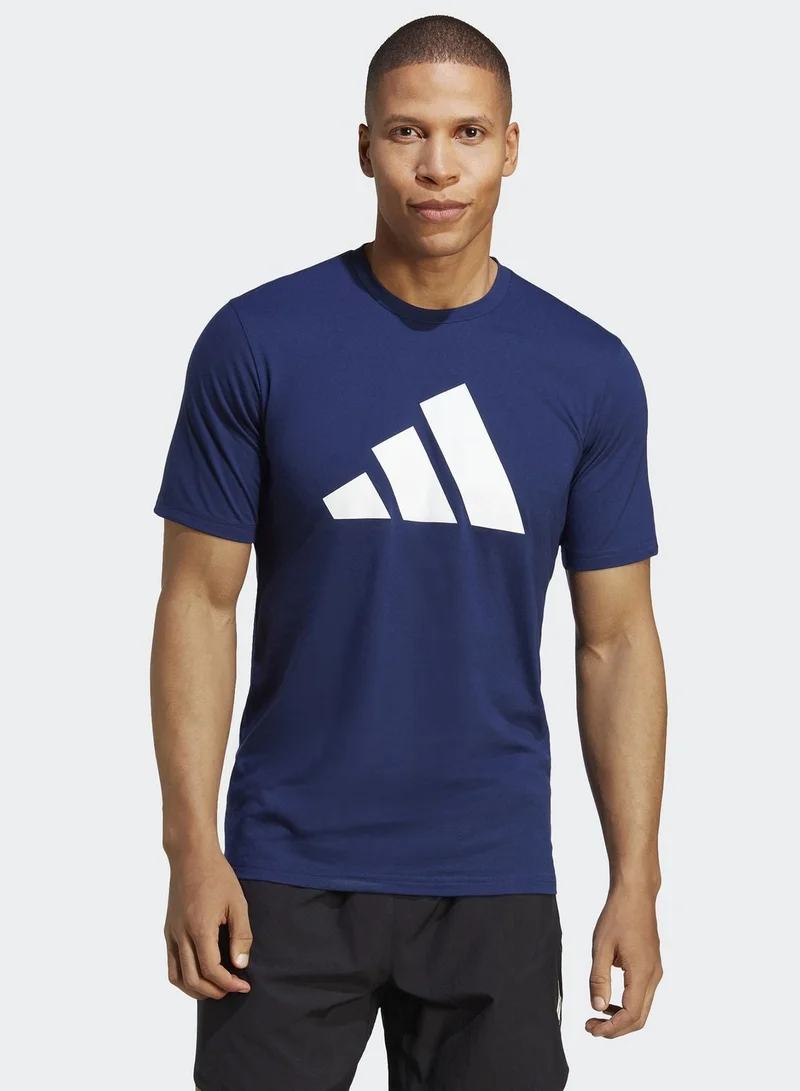Adidas Train Essentials Feelready Logo Training Men Graphic T-Shirt