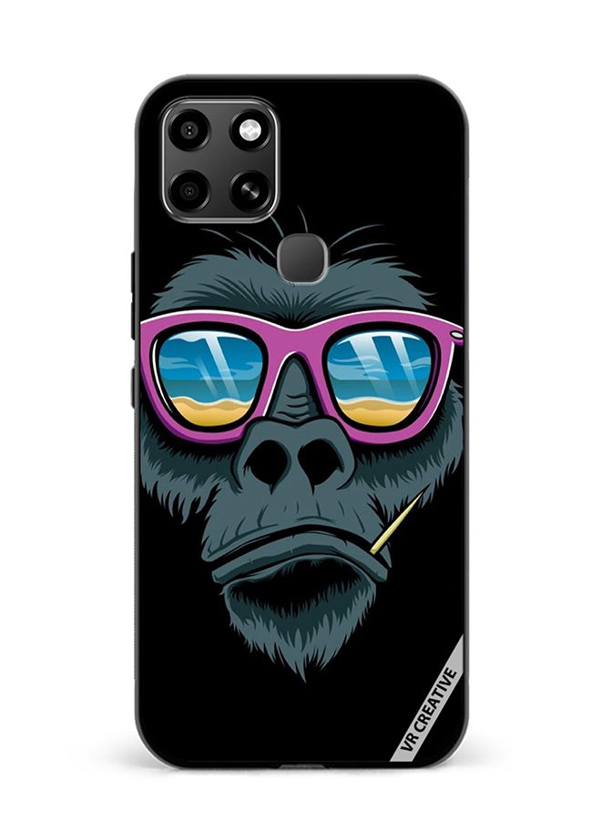 VR CREATIVE Protective Case Cover For Infinix Smart 6 Dope Gorilla Design Multicolour - Image 1