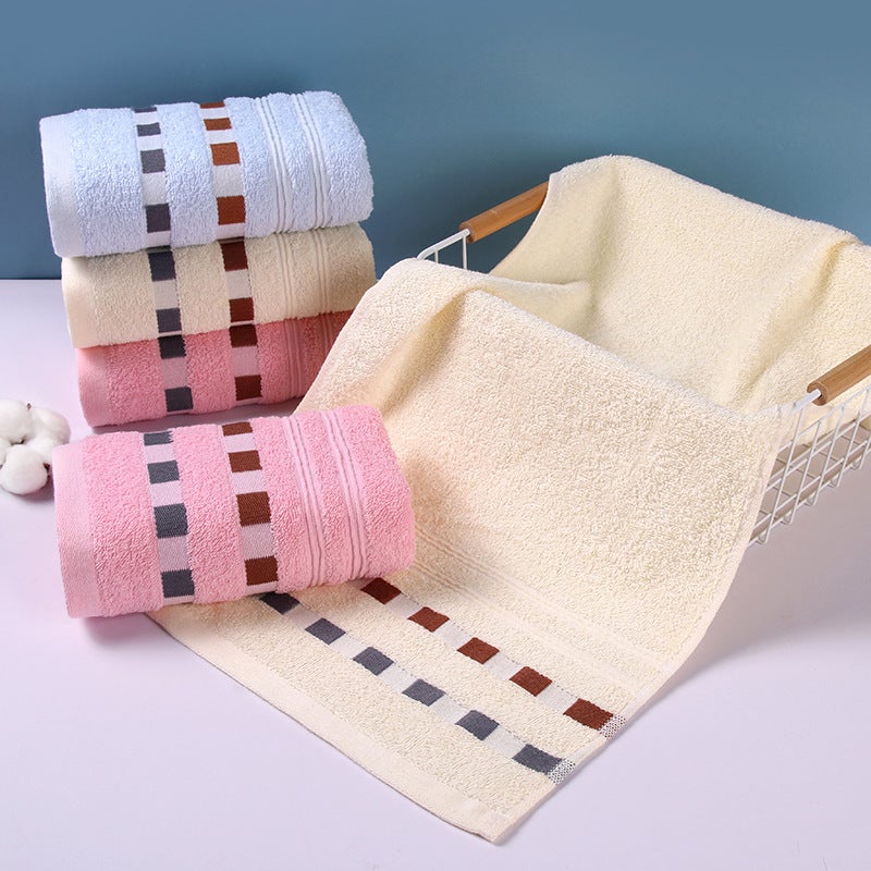 Towel Cotton Class A Cotton Soft Absorbent Cotton Class A Household Polyester Cotton Adult Thickened Face Towel Gaoyang County Factory - Image 5