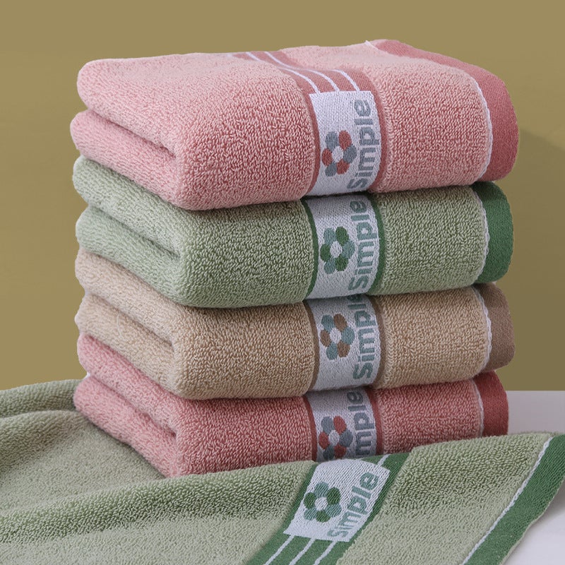 Towel Cotton Class A Cotton Soft Absorbent Cotton Class A Household Polyester Cotton Adult Thickened Face Towel Gaoyang County Factory - Image 2