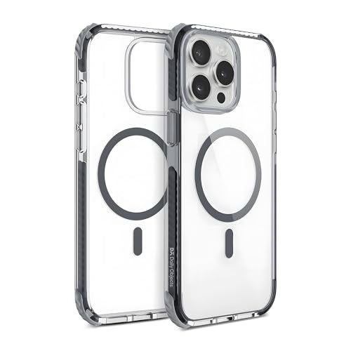 DailyObjects Polycarbonate Case for iPhone 15 Pro Max Compatible with Mag-Safe Wireless Charging, Reflex Slim Shockproof Back Cover, Clear - Image 5
