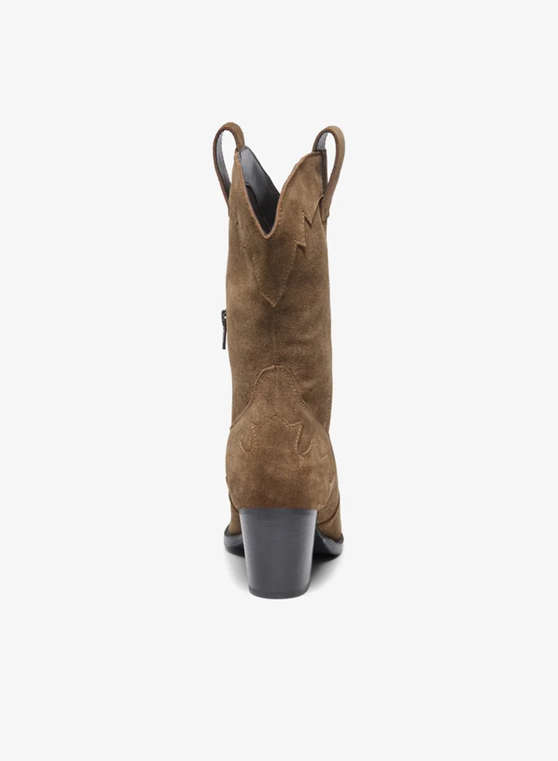 Only  Leva Cowboy Ankle Boots for Women | Best Price UAE