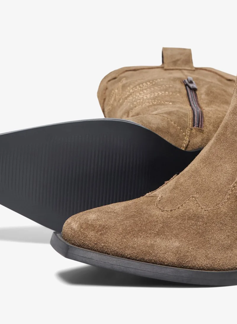 Only  Leva Cowboy Ankle Boots for Women | Best Price UAE